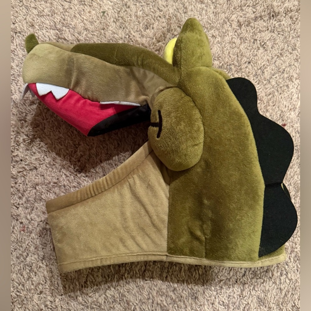 🐊🎷 Disney LOUIS Plush Hood Costume Hat – Princess and the Frog 🎷🐊